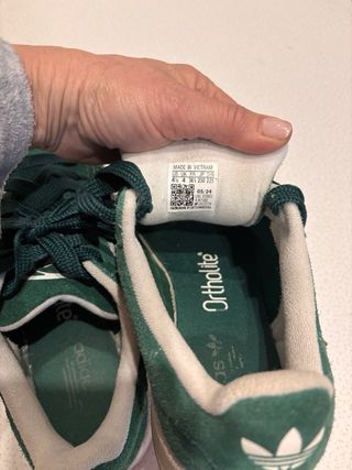 Adidas Campus Verdi e Bianche misura 36,5