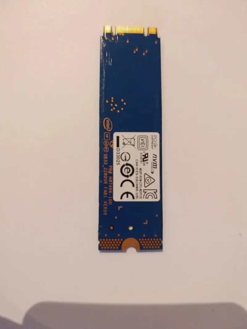 Intel Optane 16GB M.2 NVMe SSD afbeelding 2