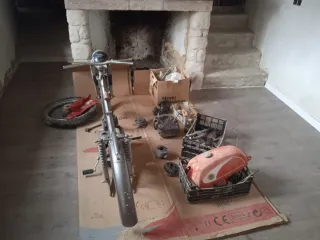 Lote 3 Derbi Antorcha 1 con matrícula amarilla