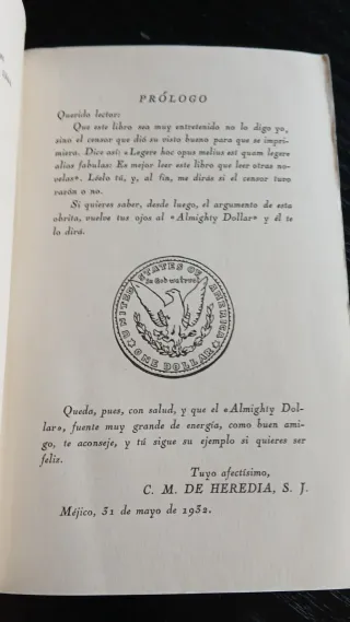 Libro antiguo Religioso UNA FUENTE DE ENERGIA 1945