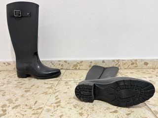 Botas de agua negras talla 38