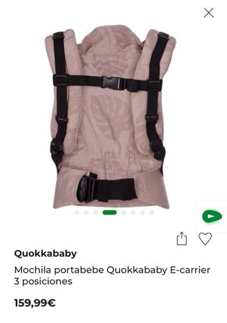 Mochila Portabebés Quokkababy E-carrier