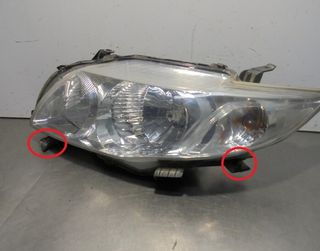 Faro izquierdo toyota 4603359 corolla (e15) luna