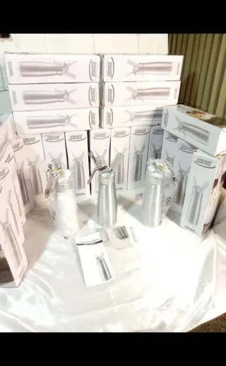 Sifone per panna montata spume creme, nuovo