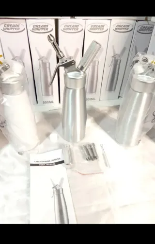 Sifone per panna montata spume creme, nuovo