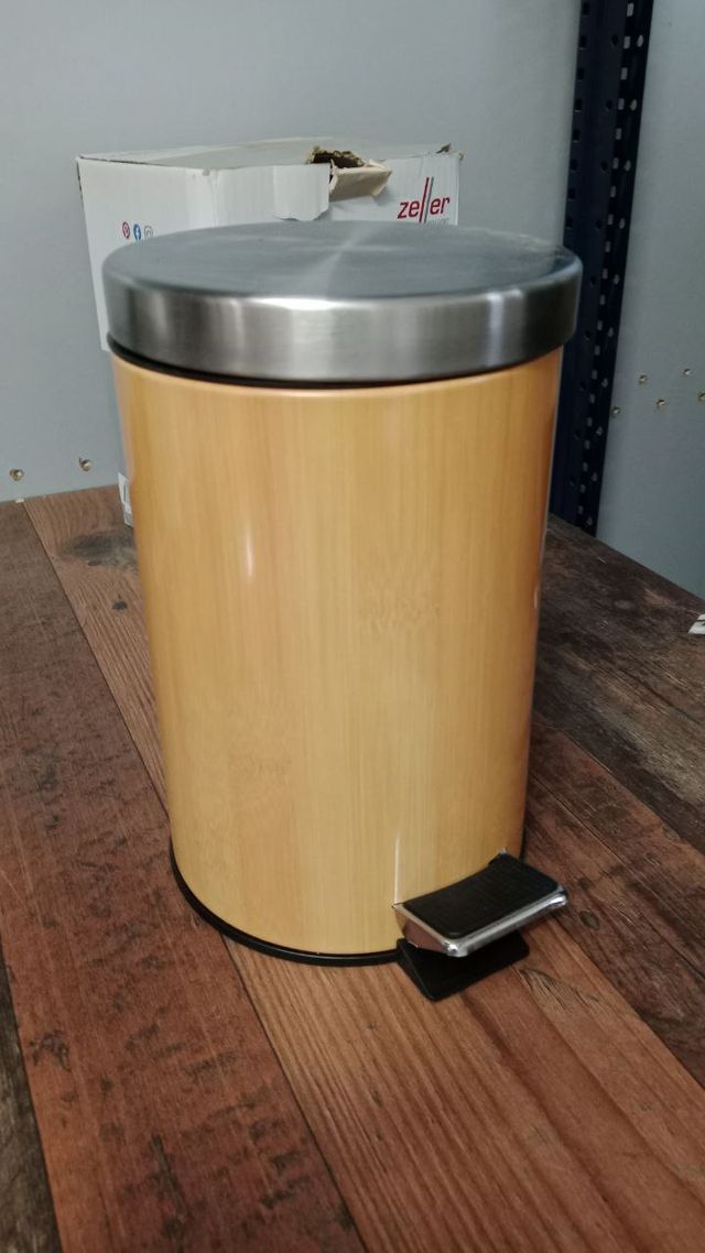 Cubo de lixo Zeller 3L Bambu/Metal