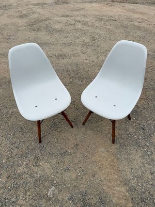 Sillas Diseño Nórdico Blancas - 3o unidades