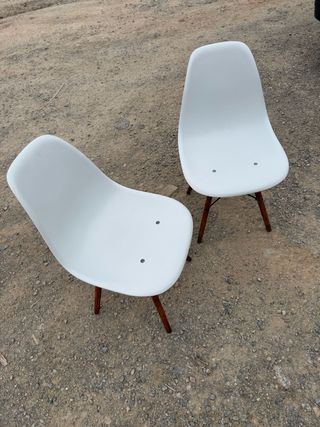 Sillas Diseño Nórdico Blancas - 3o unidades