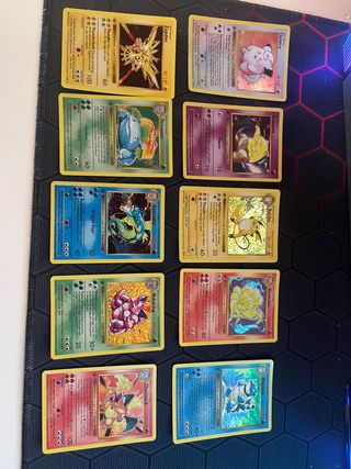 Lote Cartas Pokémon Vintage (Réplicas)