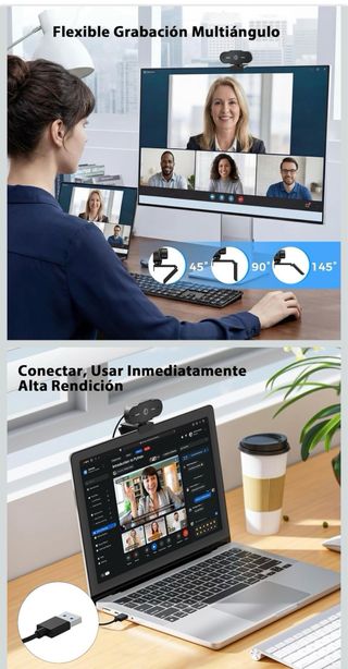 Webcam Veorkide Full HD 1080P 30FPS. A estrenar.