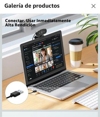 Webcam Veorkide Full HD 1080P 30FPS. A estrenar.