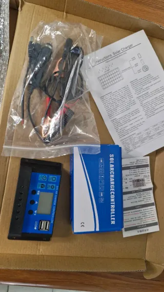 Kit Panel Solar 18W 12V + Controlador