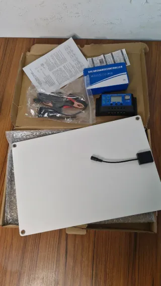 Kit Panel Solar 18W 12V + Controlador