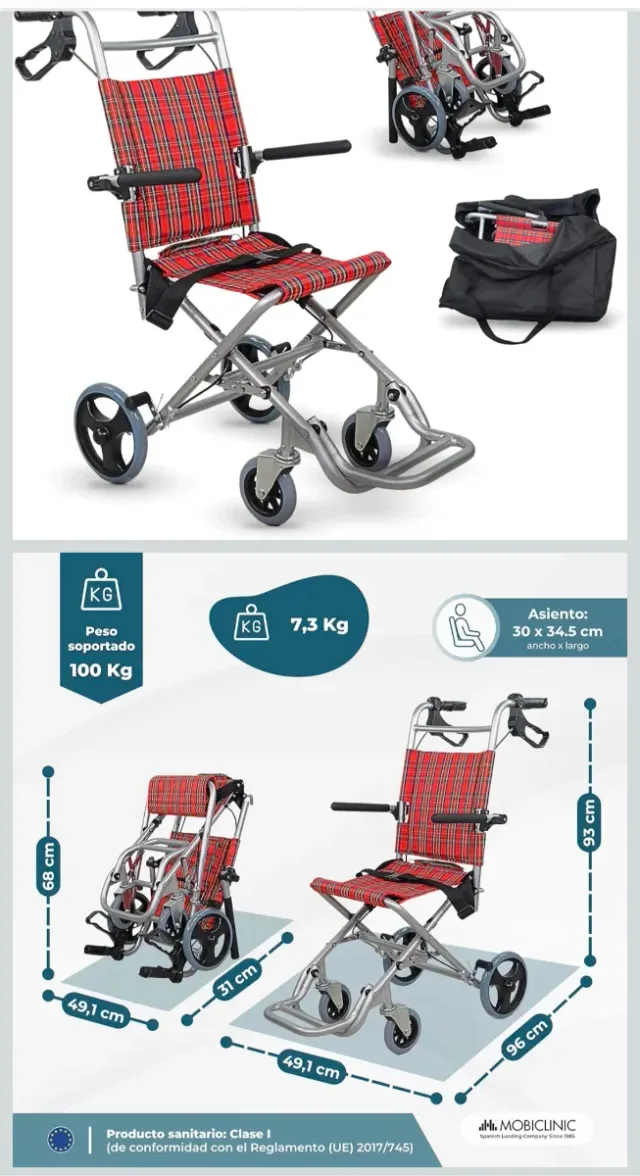 Silla de ruedas traslado