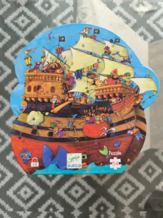 Puzzle Barco Pirata Djeco 54 Piezas