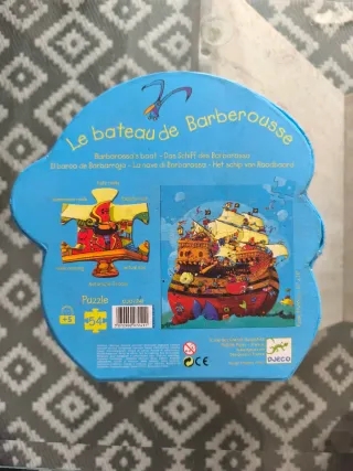 Puzzle Barco Pirata Djeco 54 Piezas