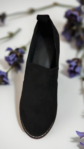 Zapatos de ante negros