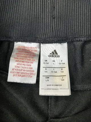 Pantalones Adidas Negro/Oro Rosa Y2K Retro