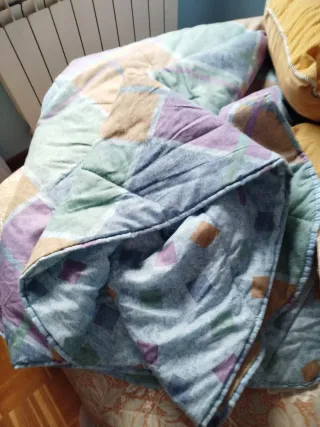 2 Edredón 90cm Multicolor Regalo 2 cojines