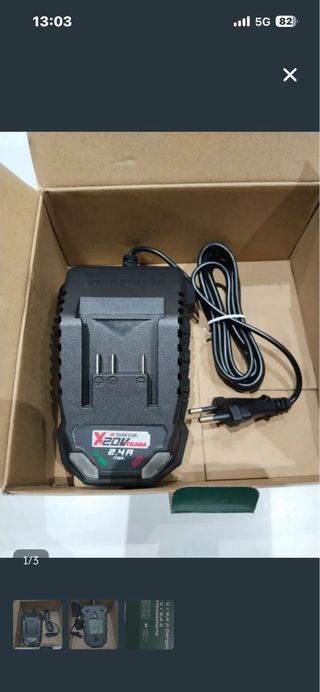 Cargador Parkside 20V 2.4A