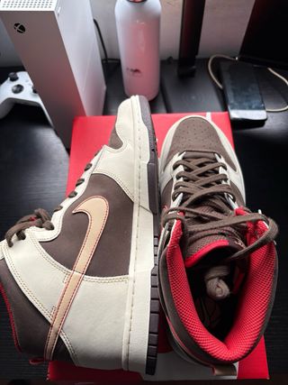 Nike Dunk High Retro Beige/Marrón