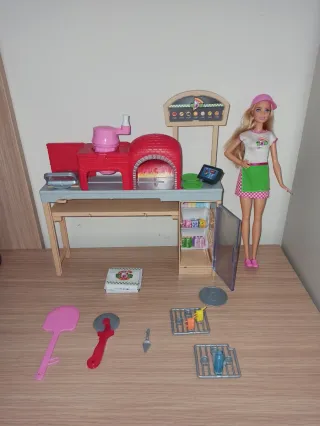 Barbie Pizzería Set Completo