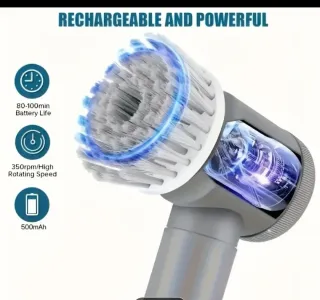 Cepillo Eléctrico Limpieza USB Recargable