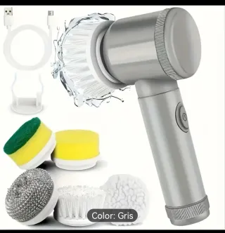 Cepillo Eléctrico Limpieza USB Recargable