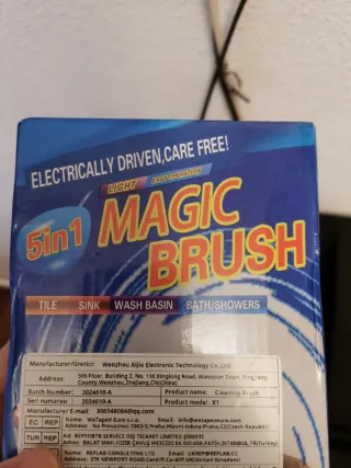 Cepillo Eléctrico Limpieza USB Recargable