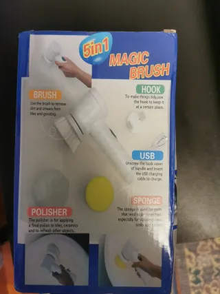 Cepillo Eléctrico Limpieza USB Recargable