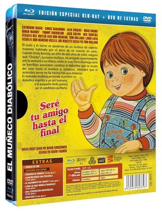 Muñeco Diabólico Blu-ray + DVD Extras + Slip Cover