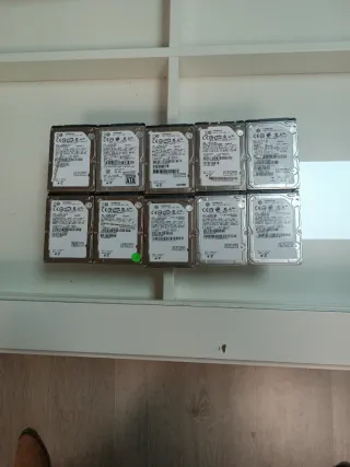 Lote 10 Discos Duros HDD 2.5 320GB Hitachi
