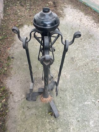 Set Accesorios Chimenea Hierro Pesado