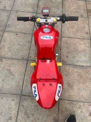 Minimoto Polini Replica Roja y Blanca