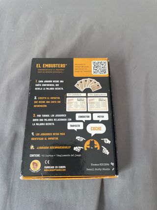 Juego de mesa de embustero