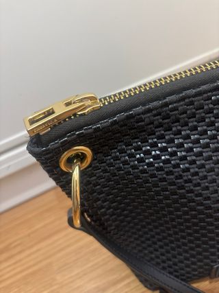 Bolso Bimba y Lola Negro Tejido