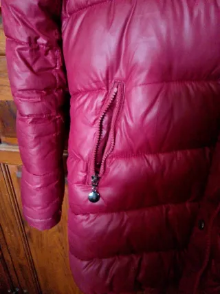 Piumino lungo bordeaux Shamatex Kft. Tg M