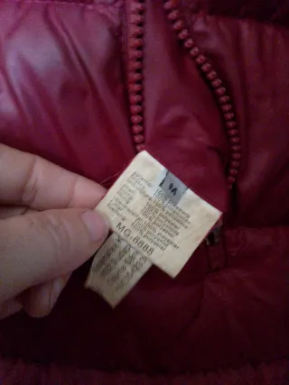 Piumino lungo bordeaux Shamatex Kft. Tg M