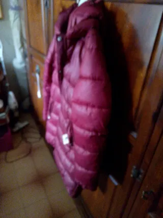 Piumino lungo bordeaux Shamatex Kft. Tg M