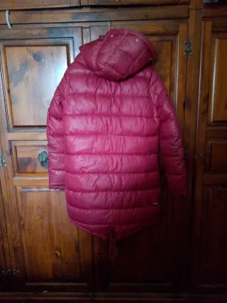 Piumino lungo bordeaux Shamatex Kft. Tg M