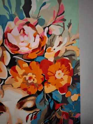 Cuadro 40x50 pintado con  Acrílico, puram. artesan