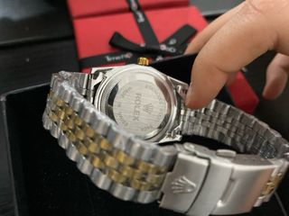 Reloj Unisex Oro y Plata