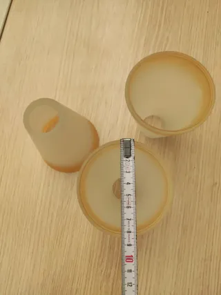 Tulipas de cristal para lámpara