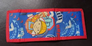 Portafoglio ragazzo blu e rosso