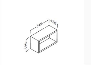 Estante Roble Horizontal