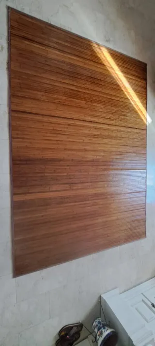 Alfombra de bambú natural. 240*170