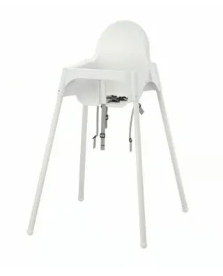 Trona de bebé blanca