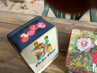 Lote 3 latas vintage decorativas
