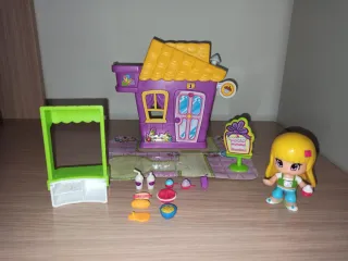 Heladería Pinypon con figura y perrito