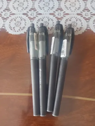 Lote 7 bolígrafos PaperMate borrables